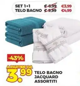 Ni Hao Market Telo bagno jacquard assortiti offerta