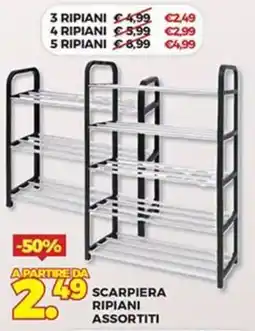 Ni Hao Market Scarpiera ripiani assortiti offerta