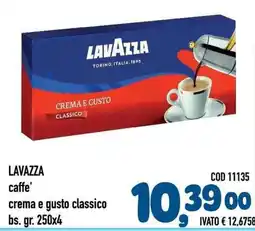 Del Prete Distribuzioni Lavazza caffe' crema e gusto classico offerta