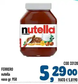 Del Prete Distribuzioni Ferrero nutella offerta