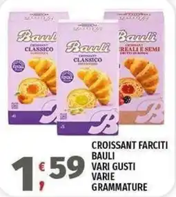 Vivo Supermercati Croissant farciti Bauli offerta
