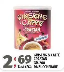 Vivo Supermercati Ginseng & Caffè Crastan offerta
