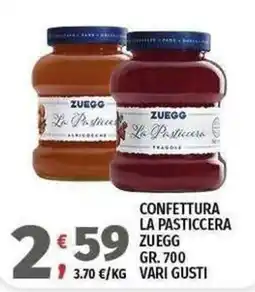 Vivo Supermercati Confettura la pasticceria Zuegg offerta