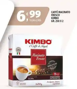 Vivo Supermercati Caffè macinato fresco Kimbo offerta