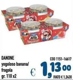 Del Prete Distribuzioni Danone yogoloso banana/fragola offerta