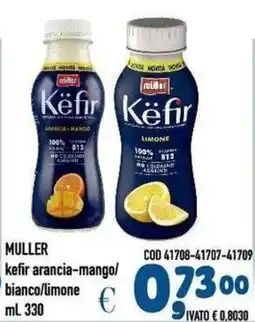 Del Prete Distribuzioni Muller kefir arancia-mango/bianco/limone offerta