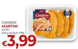 Supermercati Nonna Isa Cotolette MARTINI pollo offerta