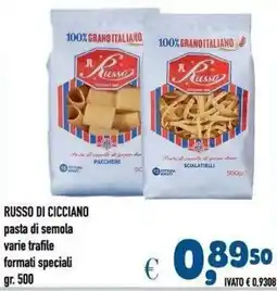 Del Prete Distribuzioni Russo di Cicciano pasta di semola offerta