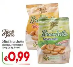 D'Italy Fior di forno Mini Bruschetta rosmarino offerta