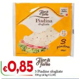 D'Italy Piadina sfogliata offerta