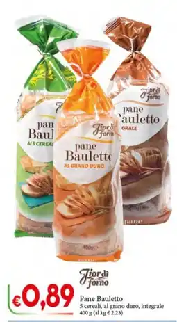 D'Italy Pane Bauletto 5 cereali, al grano duro, integrale offerta