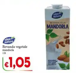 D'Italy Beverage vegetale mandorla Idea Natura offerta