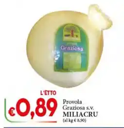 D'Italy Provola Graziosa s.v. MILIACRU offerta