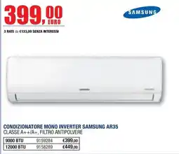 Bricofer Condizionatore mono inverter Samsung AR35 offerta