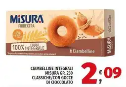 Vivo Supermercati Ciambelline integrali Misura offerta