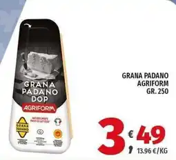 Vivo Supermercati Grana Padano Agriform offerta