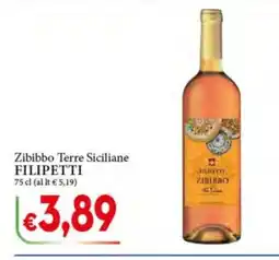 D'Italy Zibibbo Terre Siciliane Filipetti offerta
