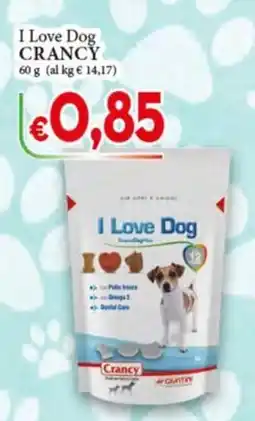 D'Italy I Love Dog Crancy offerta