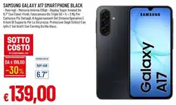 IperFamila Samsung Galaxy A17 Smartphone Black offerta