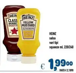 Del Prete Distribuzioni Heinz salsa vari tipi offerta