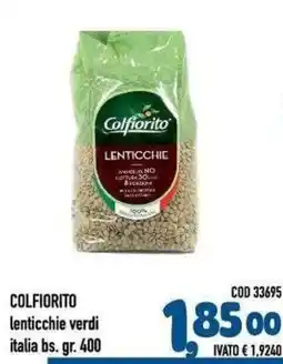 Del Prete Distribuzioni Colfiorito lenticchie verdi offerta
