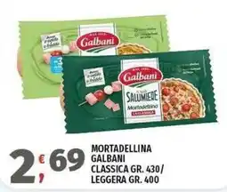 Vivo Supermercati Mortadellina Galbani offerta