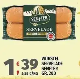 Vivo Supermercati Würstel servelade senfter offerta