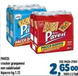Del Prete Distribuzioni Pavesi cracker granpavesi offerta