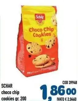 Del Prete Distribuzioni Schar choco chip cookies offerta