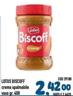 Del Prete Distribuzioni Lotus Biscoff crema spalmabile offerta