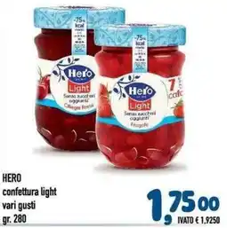 Del Prete Distribuzioni Hero confettura light offerta