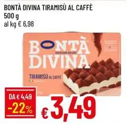 IperFamila Bontà divina tiramisù al caffè offerta