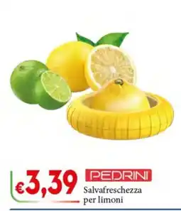 D'Italy Salvafreschezza per limoni Pedrini offerta