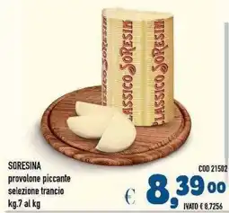 Del Prete Distribuzioni Soresina provolone piccante offerta