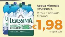 Tocal Acqua Minerale Levissima offerta