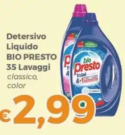 Tocal Detersivo liquido bio presto classico offerta