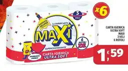 Vivo Supermercati Carta igienica ultra soft maxi offerta