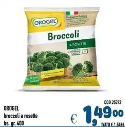 Del Prete Distribuzioni Orogel broccoli a rosette offerta