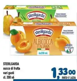 Del Prete Distribuzioni Sterilgarda succo di frutta vari gusti offerta
