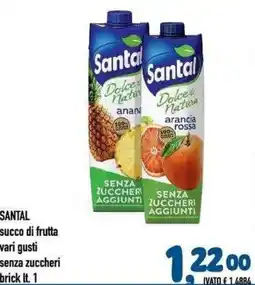 Del Prete Distribuzioni Santal succo di frutta vari gusti offerta