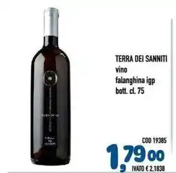 Del Prete Distribuzioni Terra dei Sanniti vino falanghina igp offerta
