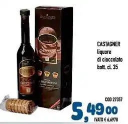 Del Prete Distribuzioni Castagner liquore di cioccolato offerta