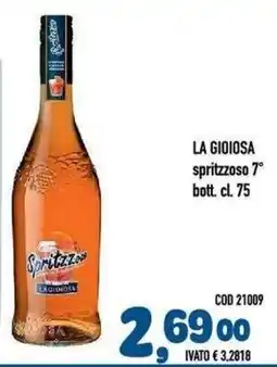 Del Prete Distribuzioni La gioiosa spritzoso offerta