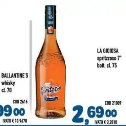 Del Prete Distribuzioni La gioiosa spritzoso offerta