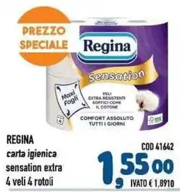 Del Prete Distribuzioni Regina carta igienica sensation extra offerta