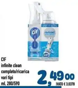 Del Prete Distribuzioni CIF infinite clean completo/ricarica offerta
