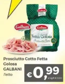 Tocal Prosciutto Cotto Fetta Golosa Galbani offerta