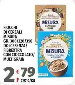 Vivo Supermercati Fiocchi di cereali Misura offerta