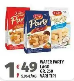 Vivo Supermercati Wafer Party Lago offerta