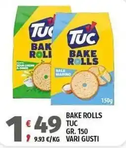 Vivo Supermercati Bake rolls Tuc offerta